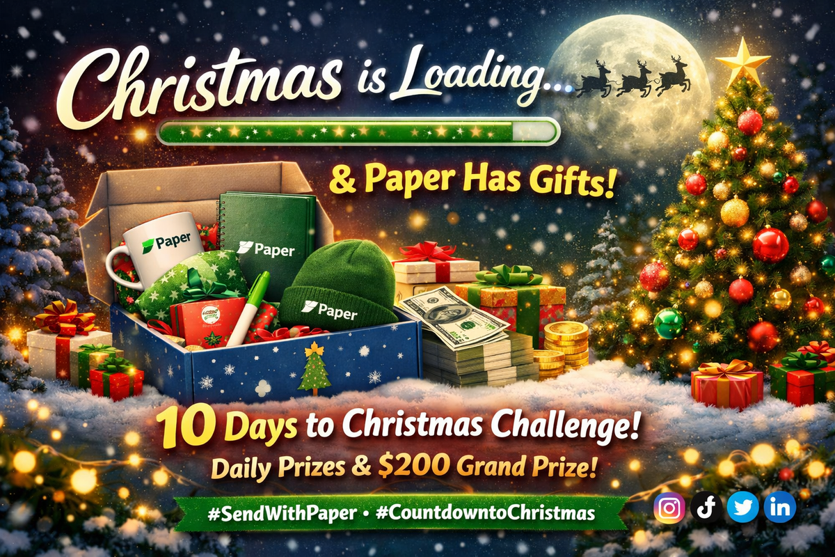 Christmas Is Loading… and Paper Has Gifts 🎄🎁