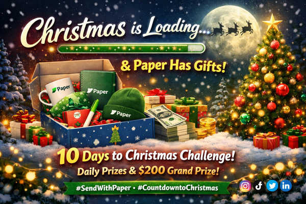 Christmas Is Loading… and Paper Has Gifts 🎄🎁
